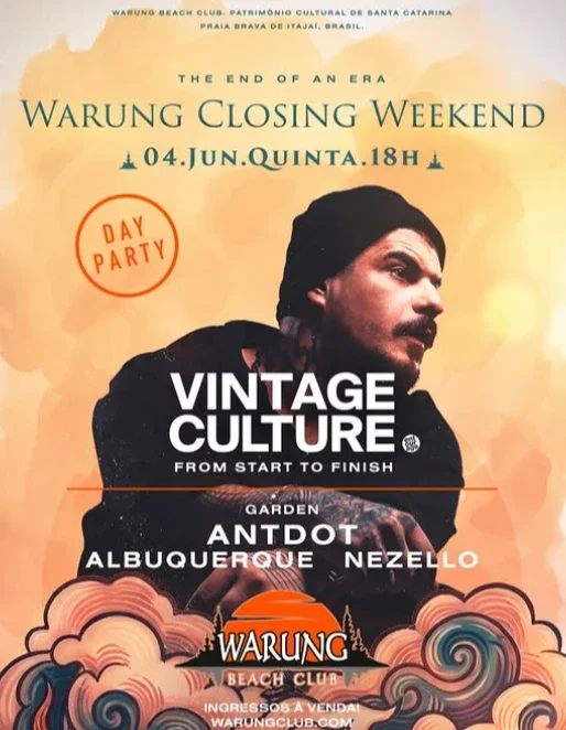 WARUNG CLOSING WEEKEND | VINTAGE CULTURE