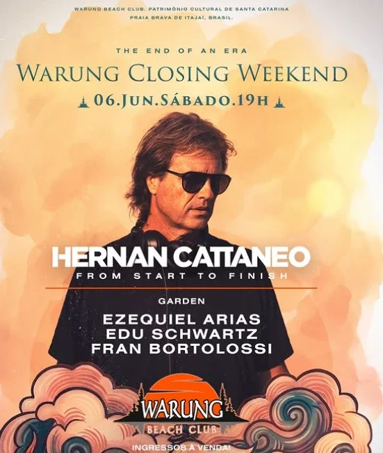 WARUNG CLOSING WEEKEND | HERNAN CATANNEO
