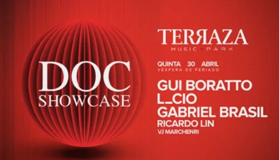 DOC Showcase | Gui Boratto + L_cio + Gabriel Brasil Live